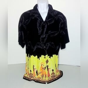 VINTAGE SIZE MEDIUM HAWAIIAN SHIRT BIG & TALL